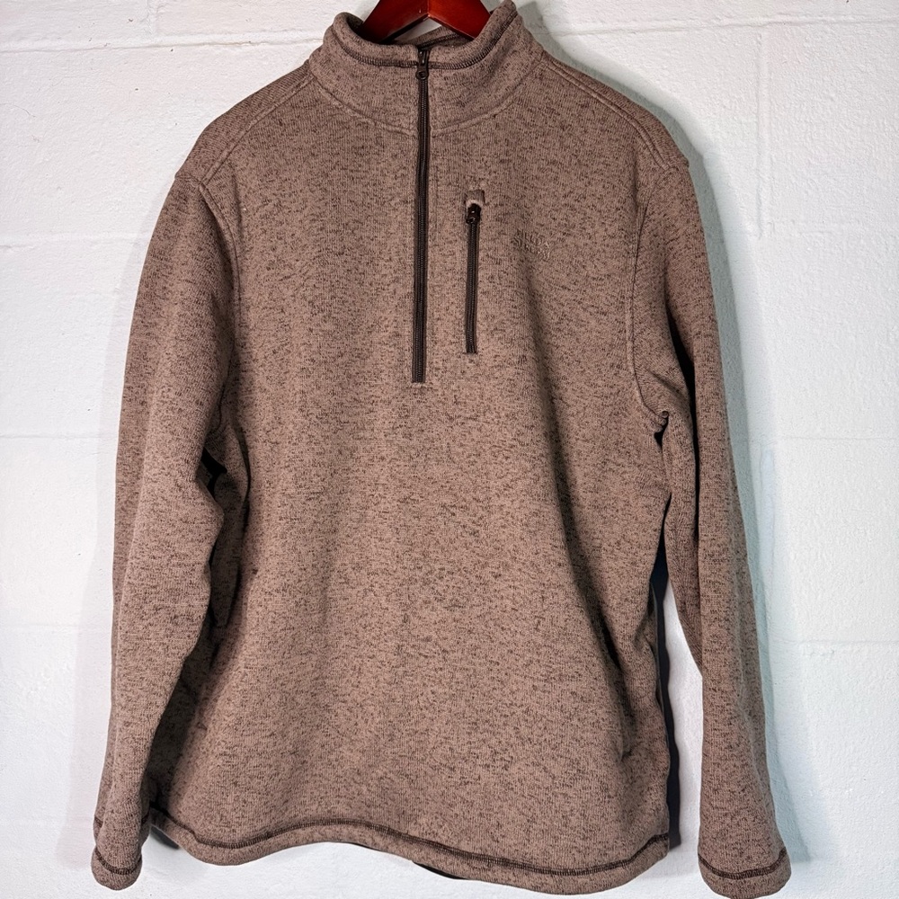 Field & Stream Grey Heather Quarter Zip